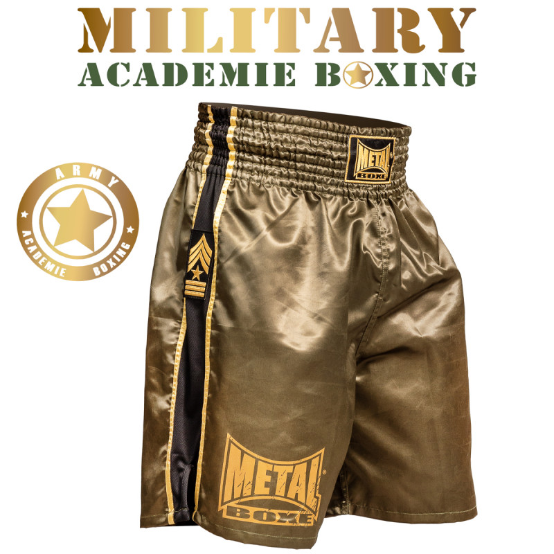 Pantalones cortos de boxeo inglés, Pro Line - TC75, Metal Boxe 