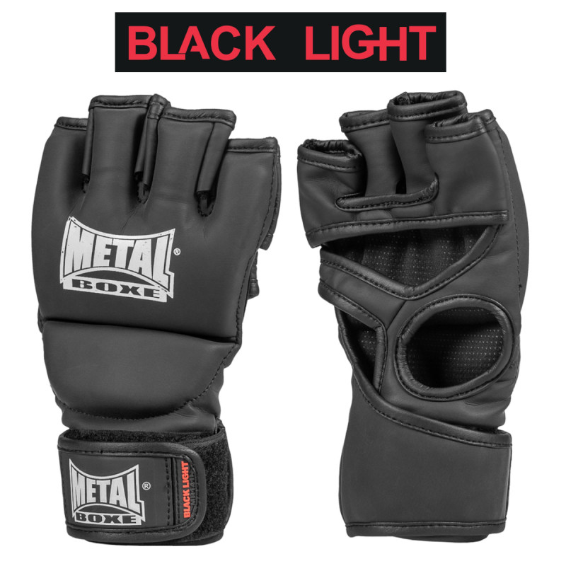 Gants MMA Black light sans Protection Pouce
