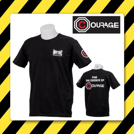 COURAGE MMA T-SHIRT BLACK - XL