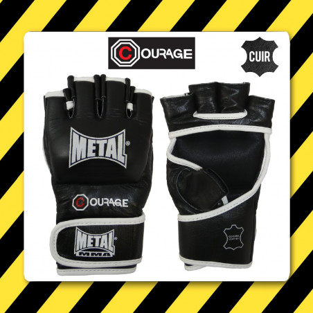 COURAGE MMA LEATHER GLOVES...