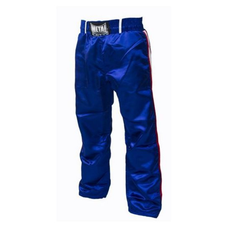 FULL CONTACT BLUE PANTS 2 STRIPS